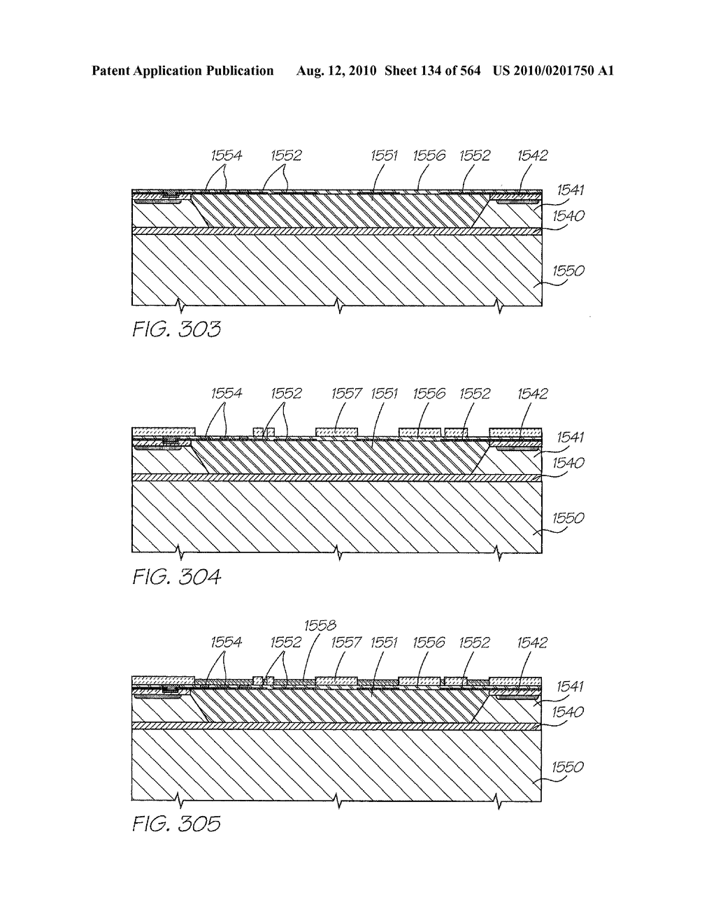 FLUID EJECTION DEVICE WITH OVERLAPPING FIRING CHAMBER AND DRIVE FET - diagram, schematic, and image 135