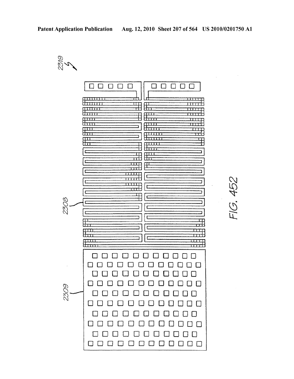 FLUID EJECTION DEVICE WITH OVERLAPPING FIRING CHAMBER AND DRIVE FET - diagram, schematic, and image 208