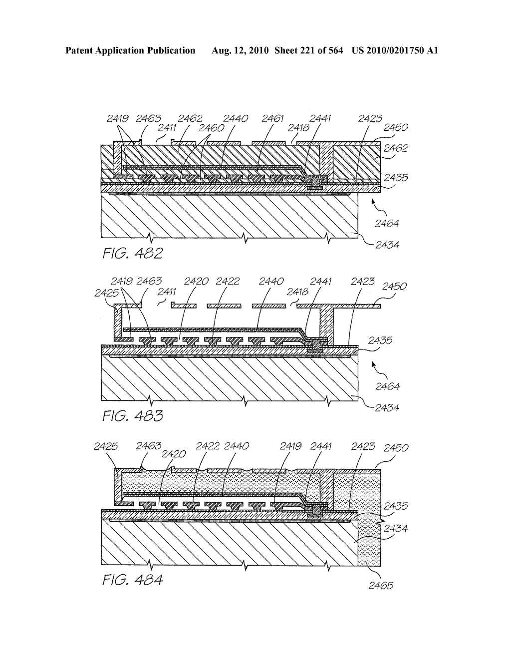 FLUID EJECTION DEVICE WITH OVERLAPPING FIRING CHAMBER AND DRIVE FET - diagram, schematic, and image 222