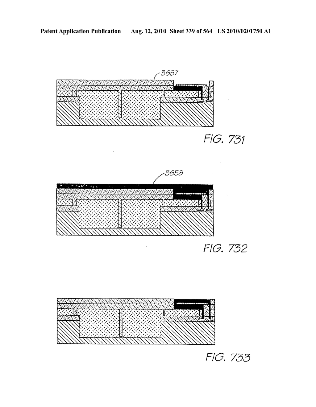 FLUID EJECTION DEVICE WITH OVERLAPPING FIRING CHAMBER AND DRIVE FET - diagram, schematic, and image 340