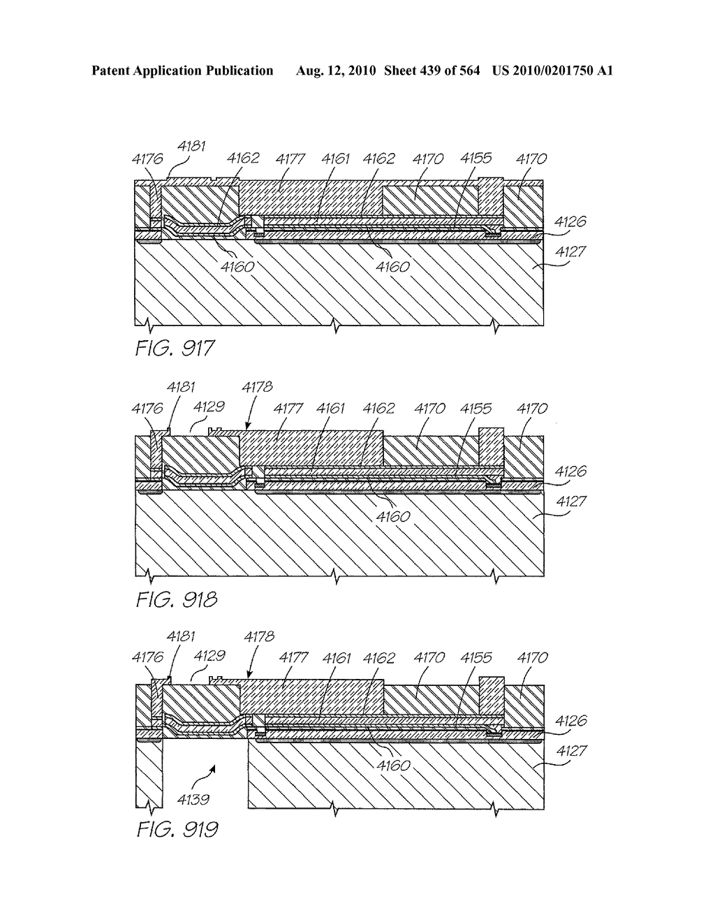 FLUID EJECTION DEVICE WITH OVERLAPPING FIRING CHAMBER AND DRIVE FET - diagram, schematic, and image 440