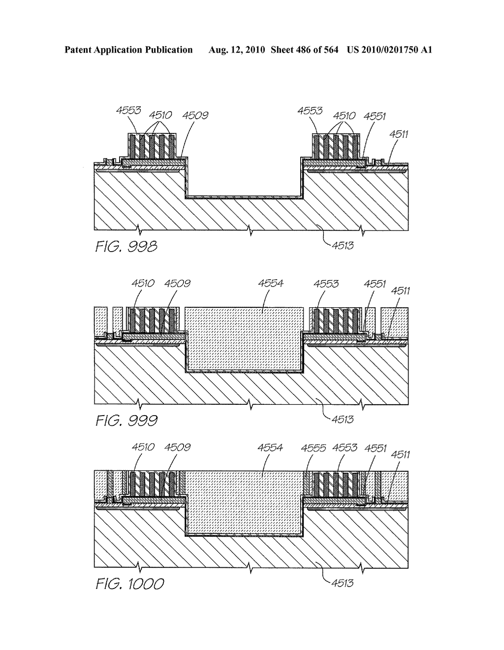 FLUID EJECTION DEVICE WITH OVERLAPPING FIRING CHAMBER AND DRIVE FET - diagram, schematic, and image 487