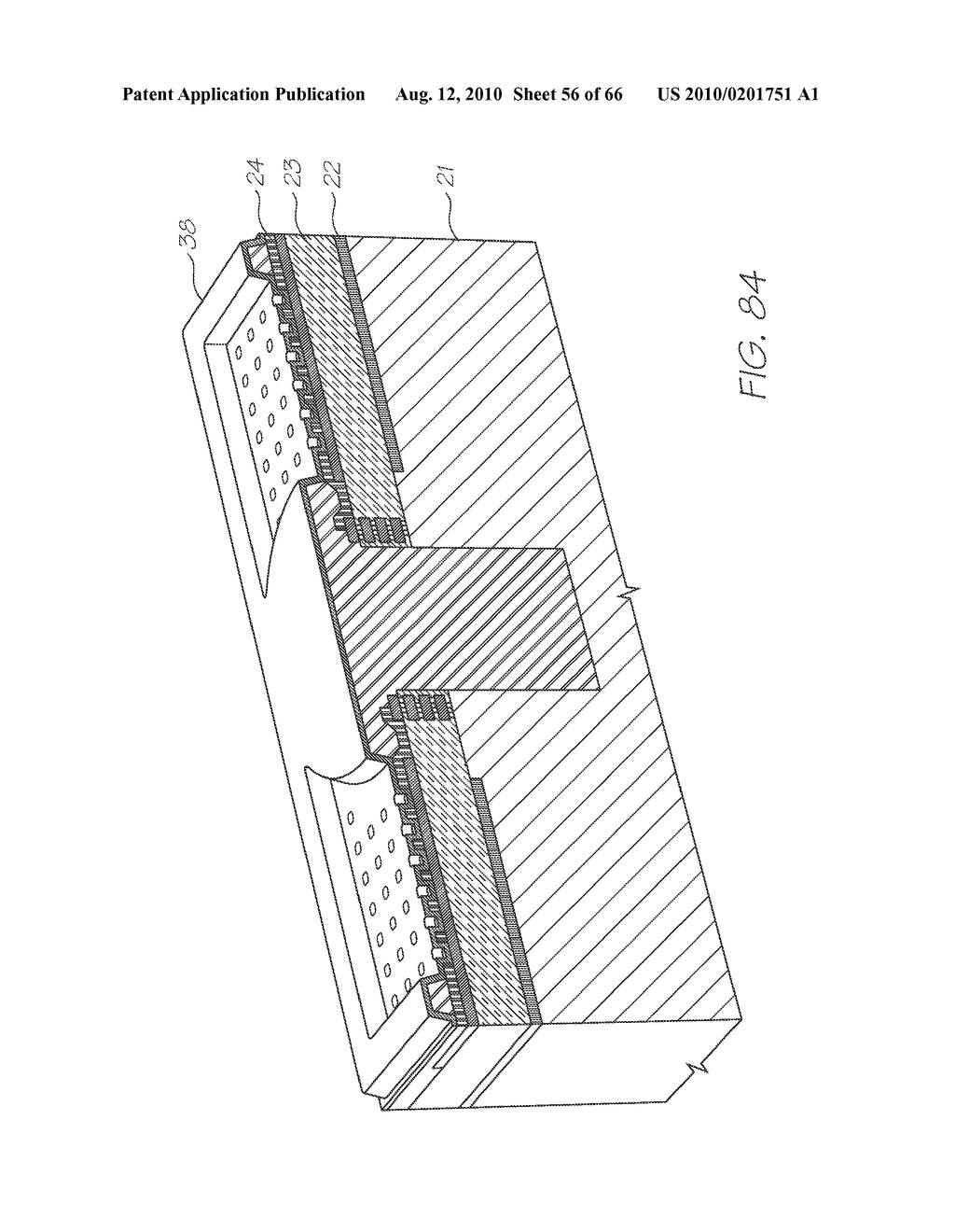 INKJET NOZZLE ASSEMBLY WITH LOW DENSITY SUSPENDED HEATER ELEMENT - diagram, schematic, and image 57