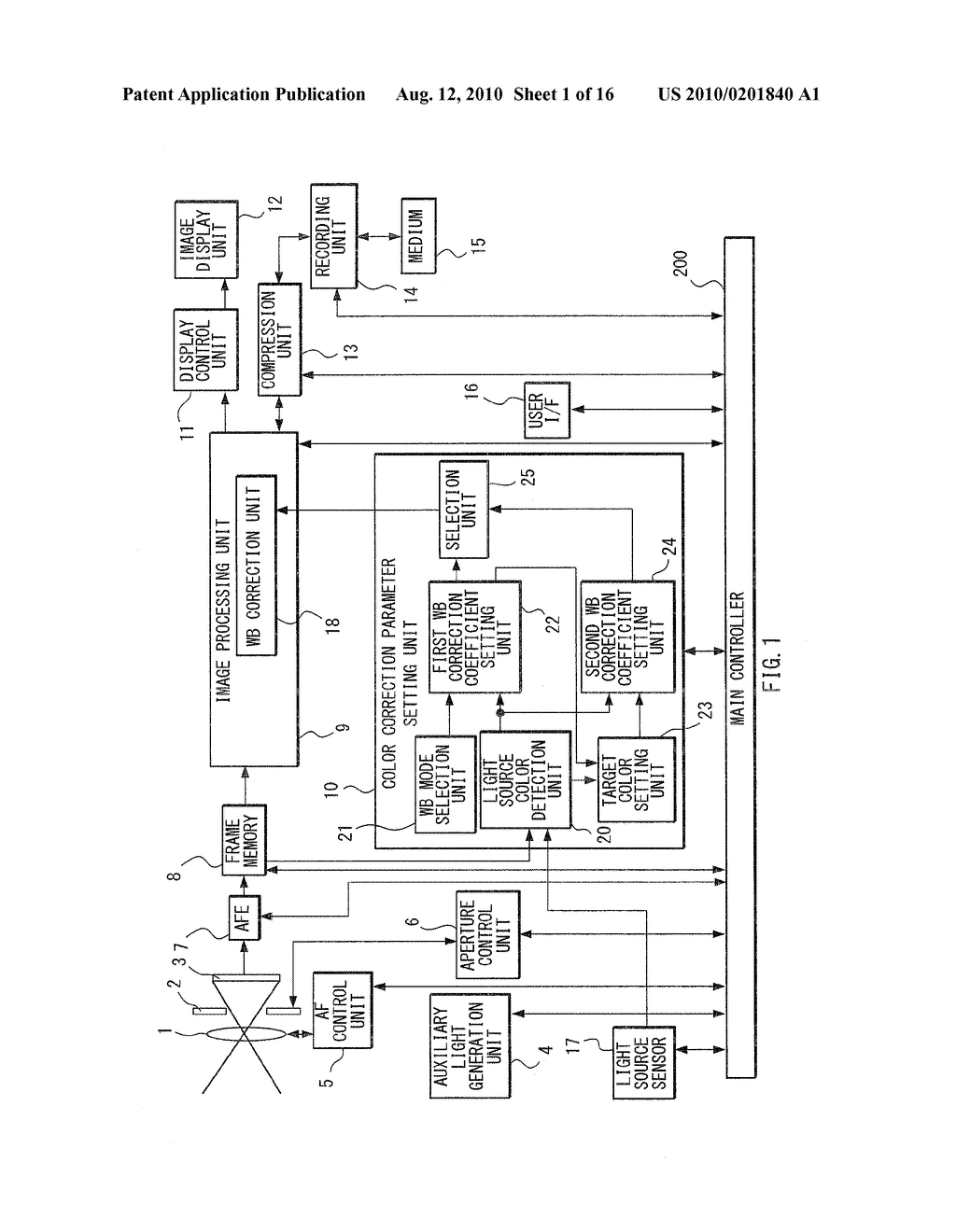 IMAGE PICKUP DEVICE, IMAGE PROCESSING METHOD, AND STORAGE MEDIUM - diagram, schematic, and image 02