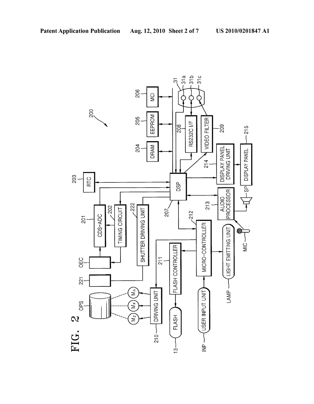 DIGITAL IMAGE PROCESSING APPARATUS AND METHOD OF CONTROLLING THE SAME - diagram, schematic, and image 03