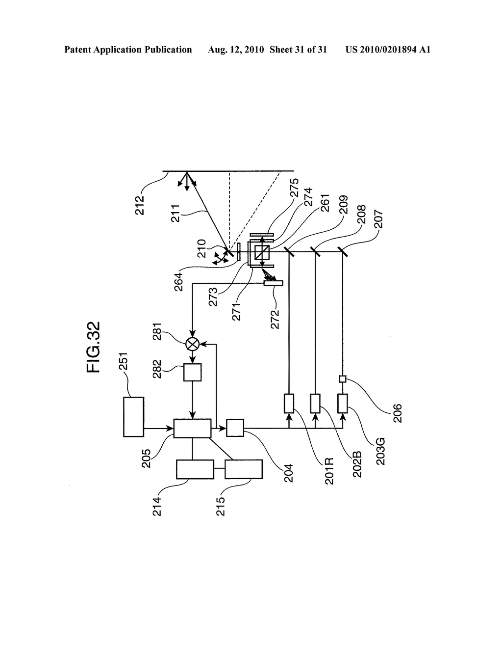 PROJECTOR - diagram, schematic, and image 32