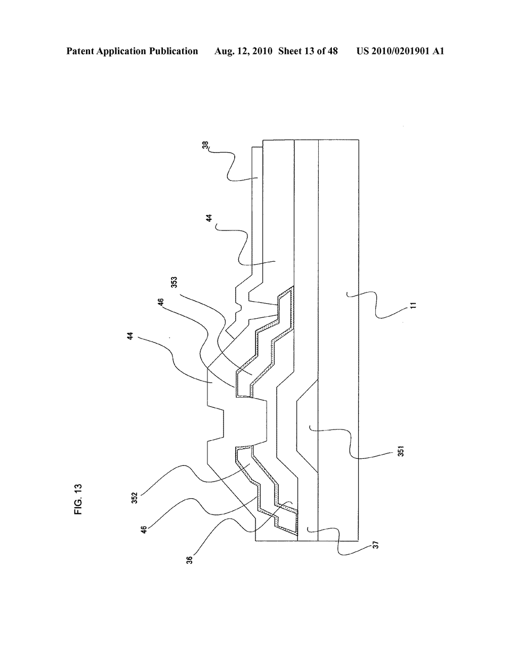 Liquid crystal display device and manufacturing method therefor - diagram, schematic, and image 14