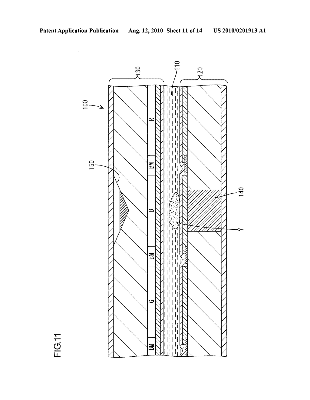 LIQUID CRYSTAL DISPLAY DEVICE AND METHOD OF MANUFACTURING SAME - diagram, schematic, and image 12