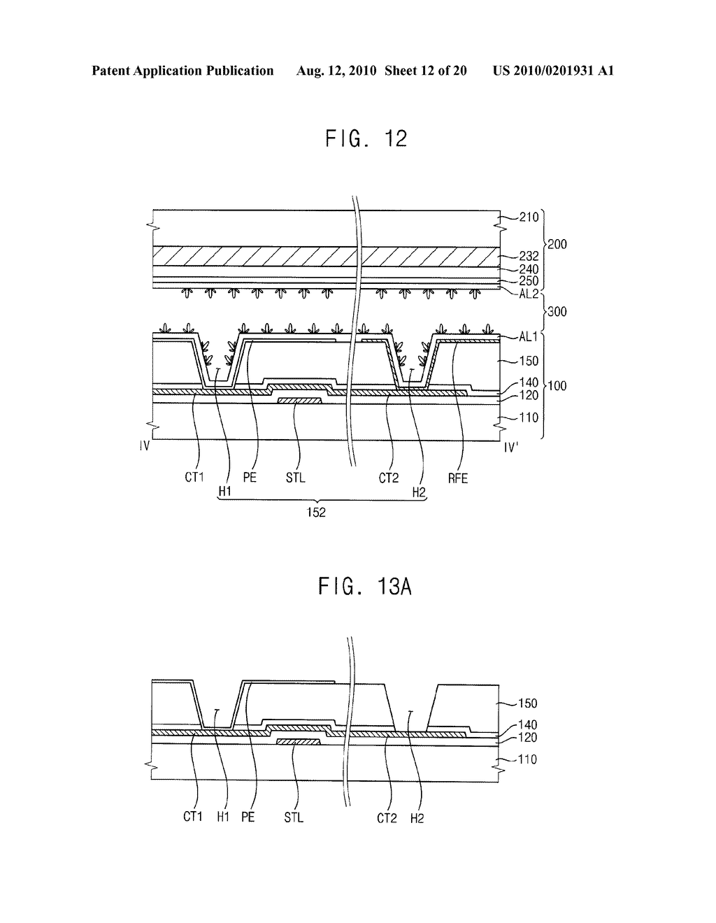 DISPLAY DEVICE AND METHOD OF MANUFACTURING THE SAME - diagram, schematic, and image 13