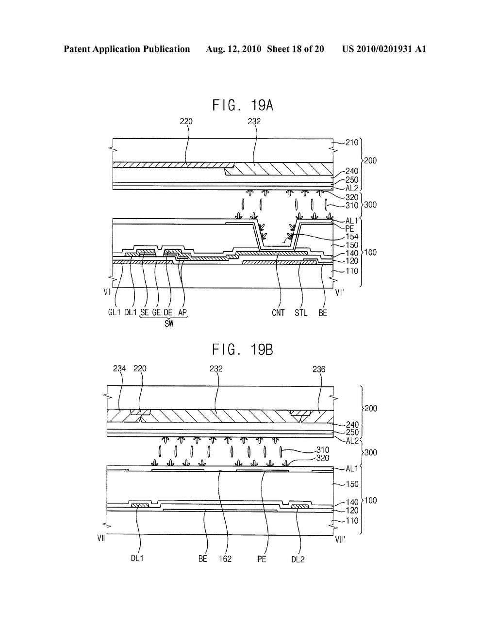 DISPLAY DEVICE AND METHOD OF MANUFACTURING THE SAME - diagram, schematic, and image 19