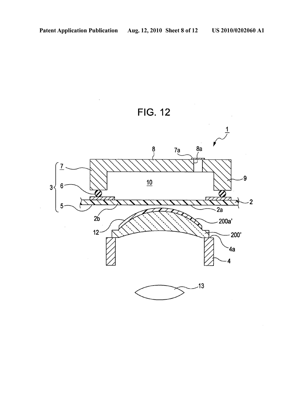 Apparatus for manufacturing optical element, method of manufacturing optical element, optical element, and imaging device - diagram, schematic, and image 09