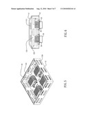 Module structure of the LED lights and radiator diagram and image