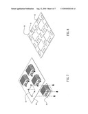 Module structure of the LED lights and radiator diagram and image