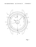 TIMEPIECE FITTED WITH A LIGHTING DEVICE COMPRISING AN ULTRAVIOLET LIGHT-EMITTING DIODE diagram and image