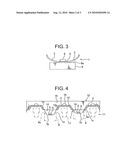 Electric circuit body for measuring temperature diagram and image