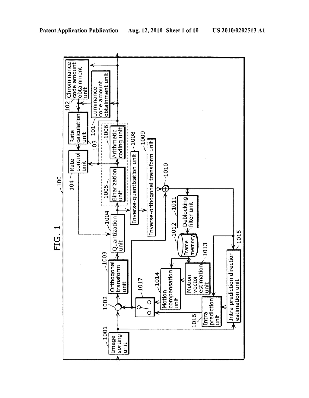 VIDEO SIGNAL CODING APPARATUS AND VIDEO SIGNAL CODING METHOD - diagram, schematic, and image 02