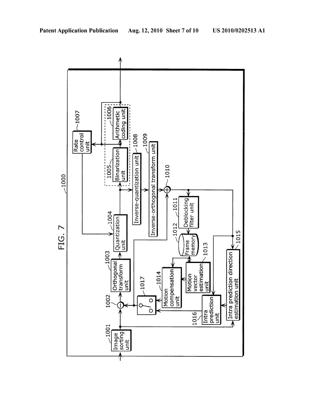 VIDEO SIGNAL CODING APPARATUS AND VIDEO SIGNAL CODING METHOD - diagram, schematic, and image 08