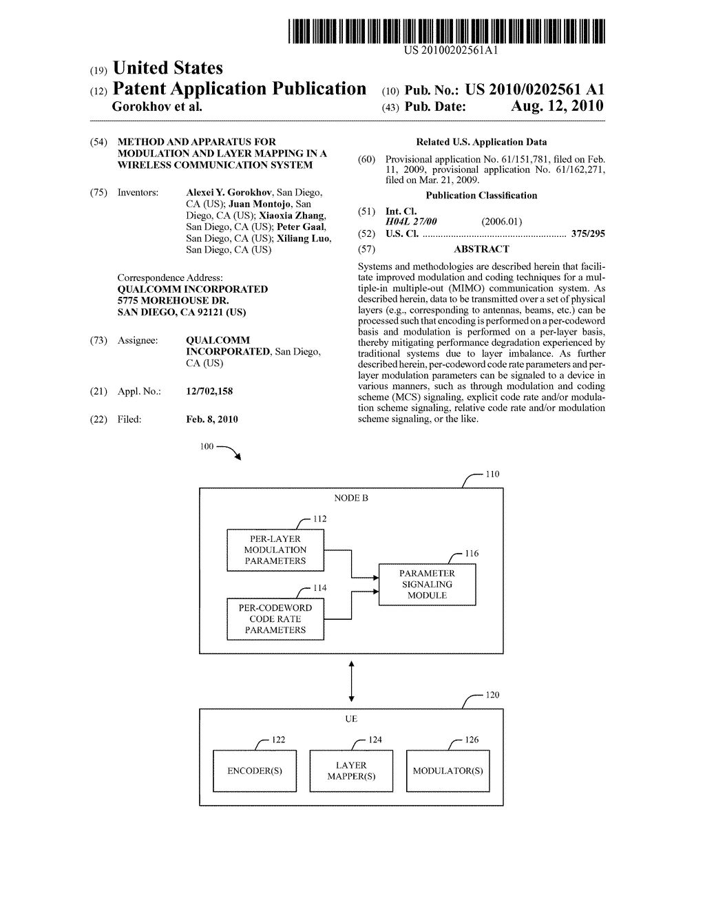 METHOD AND APPARATUS FOR MODULATION AND LAYER MAPPING IN A WIRELESS COMMUNICATION SYSTEM - diagram, schematic, and image 01