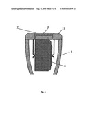 HEARING AID WITH ANTENNA FOR RECEPTION AND TRANSMISSION OF ELECTROMAGNETIC SIGNALS diagram and image