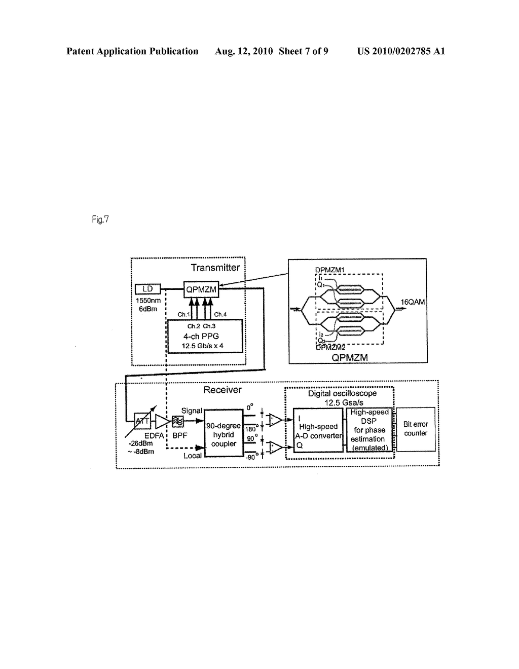 QUADRATURE AMPLITUDE MODULATION SIGNAL GENERATING DEVICE - diagram, schematic, and image 08