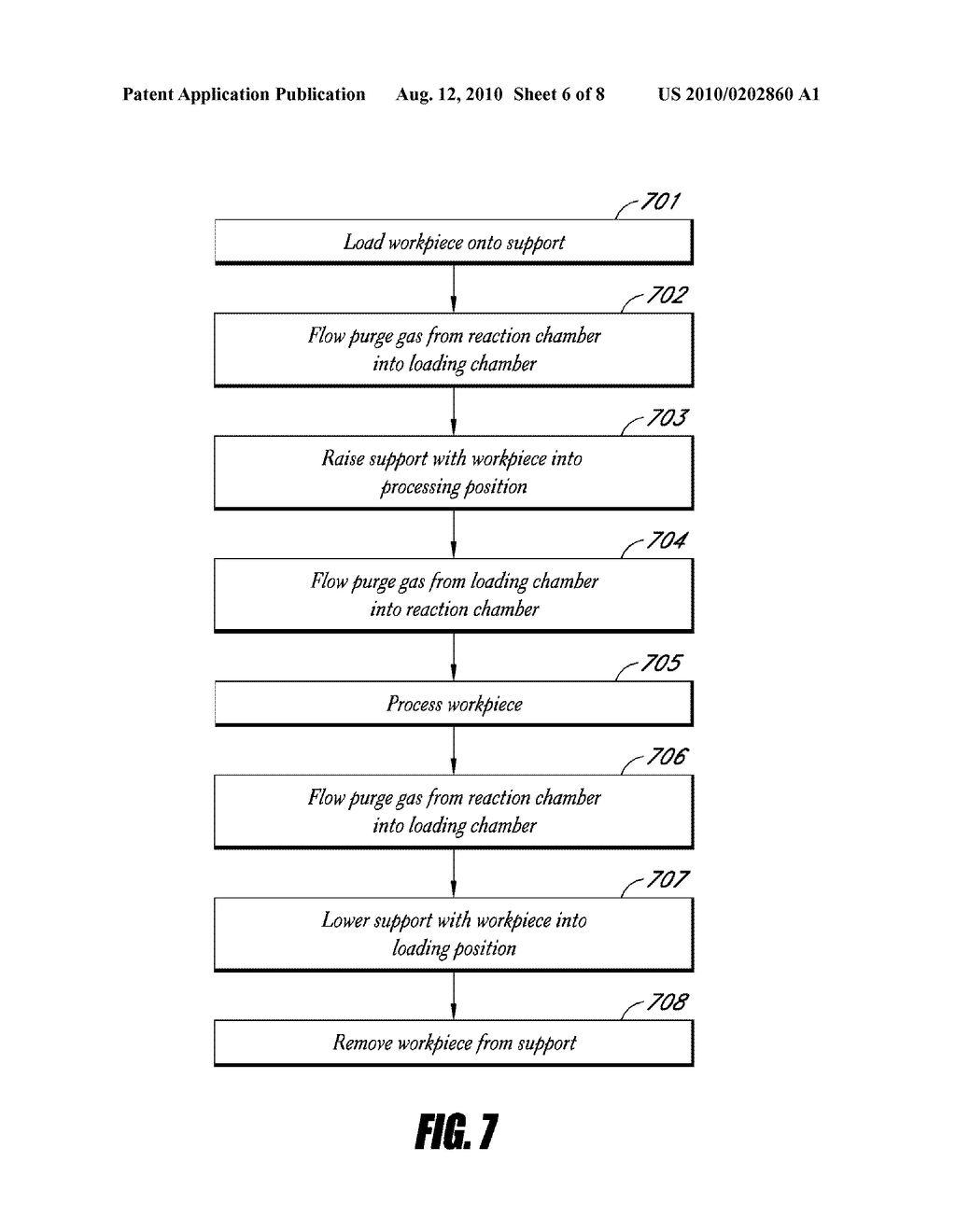METHOD AND APPARATUS FOR MINIMIZING CONTAMINATION IN SEMICONDUCTOR PROCESSING CHAMBER - diagram, schematic, and image 07