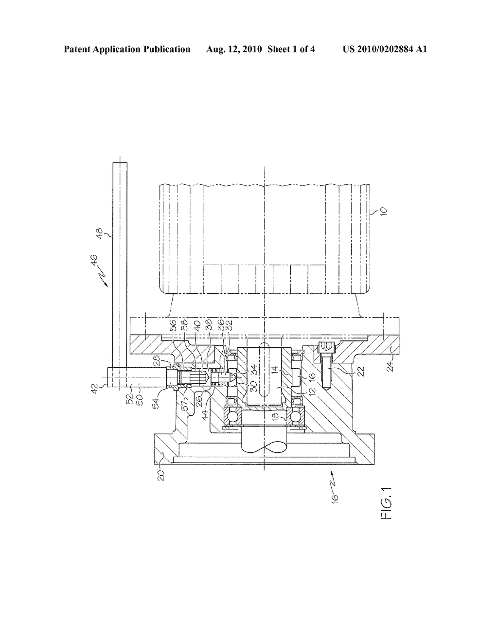 Device for locking a rotor blade of a wind turbine - diagram, schematic, and image 02