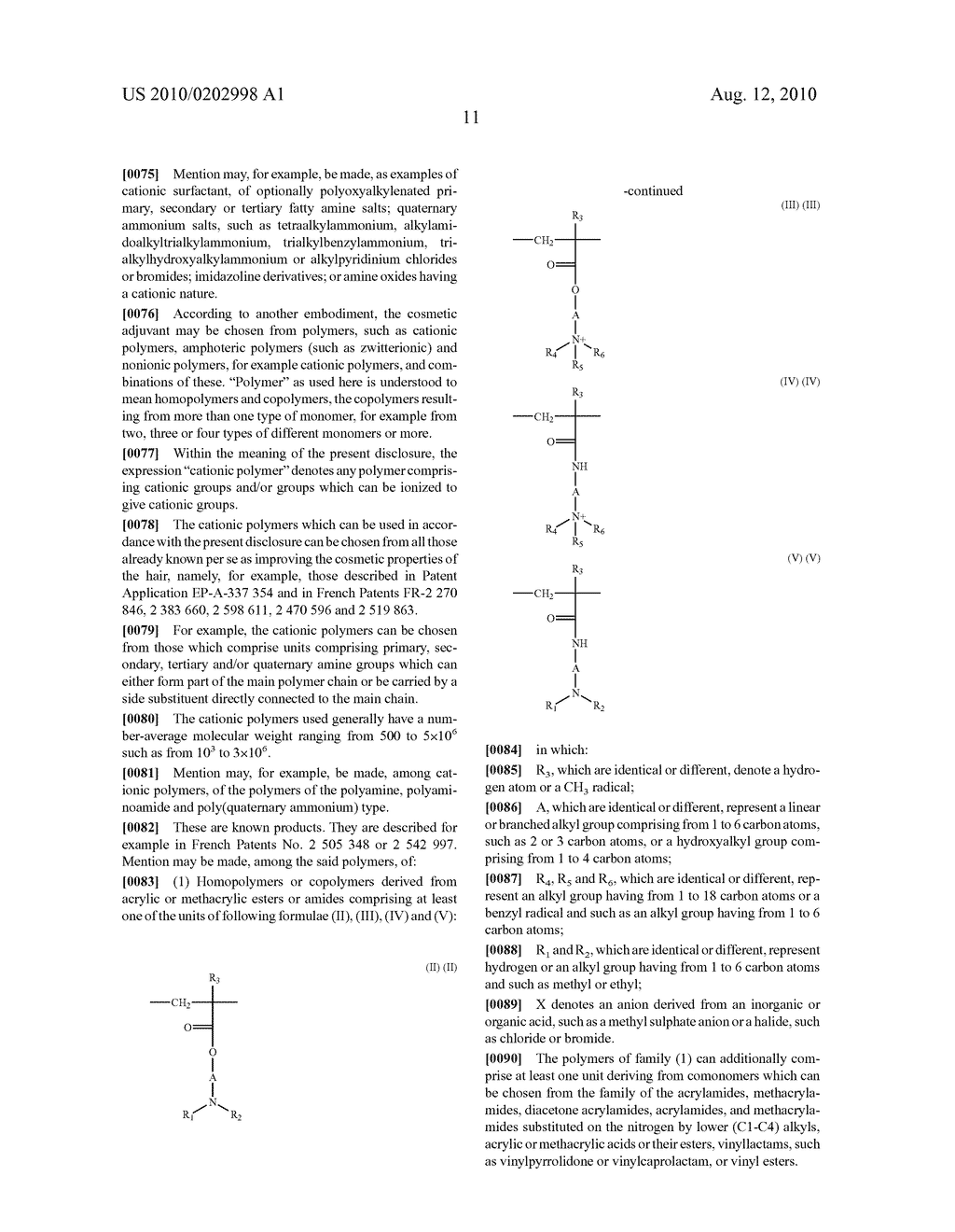 USE OF AT LEAST ONE LYSINE-DERIVED COMPOUND FOR THE CONDITIONING OF KERATINOUS FIBERS, COSMETIC COMPOSITION COMPRISING IT AND METHOD FOR CONDITIONING THE FIBERS - diagram, schematic, and image 12
