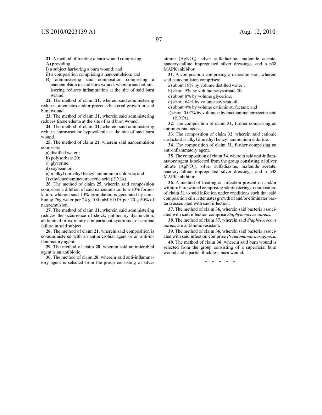 NANOEMULSION THERAPEUTIC COMPOSITIONS AND METHODS OF USING THE SAME - diagram, schematic, and image 137