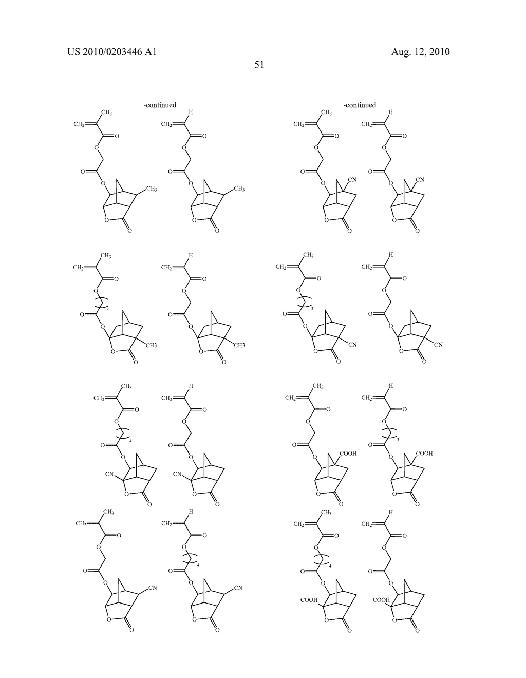 CHEMICALLY AMPLIFIED PHOTORESIST COMPOSITION AND METHOD FOR FORMING PATTERN - diagram, schematic, and image 52