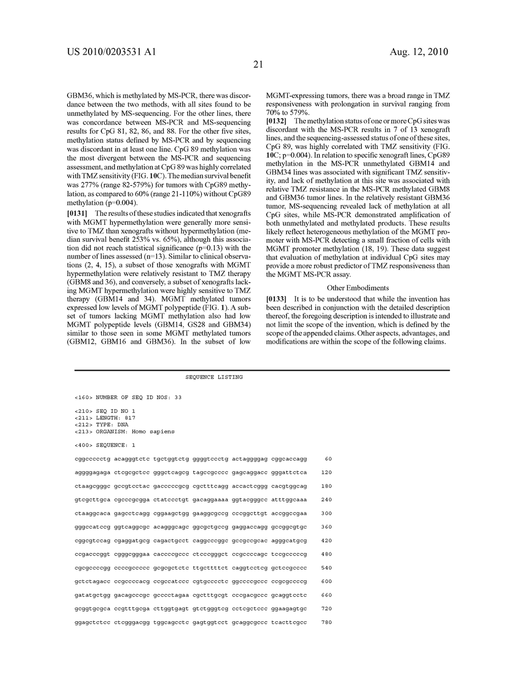 PREDICTING RESPONSIVENESS TO TEMOZOLOMIDE - diagram, schematic, and image 38