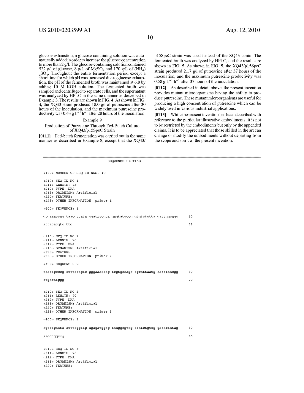 MUTANT MICROORGANISMS HAVING A HIGH ABILITY TO PRODUCE PUTRESCINE AND METHOD FOR PRODUCING PUTRESCINE USING THE SAME - diagram, schematic, and image 16