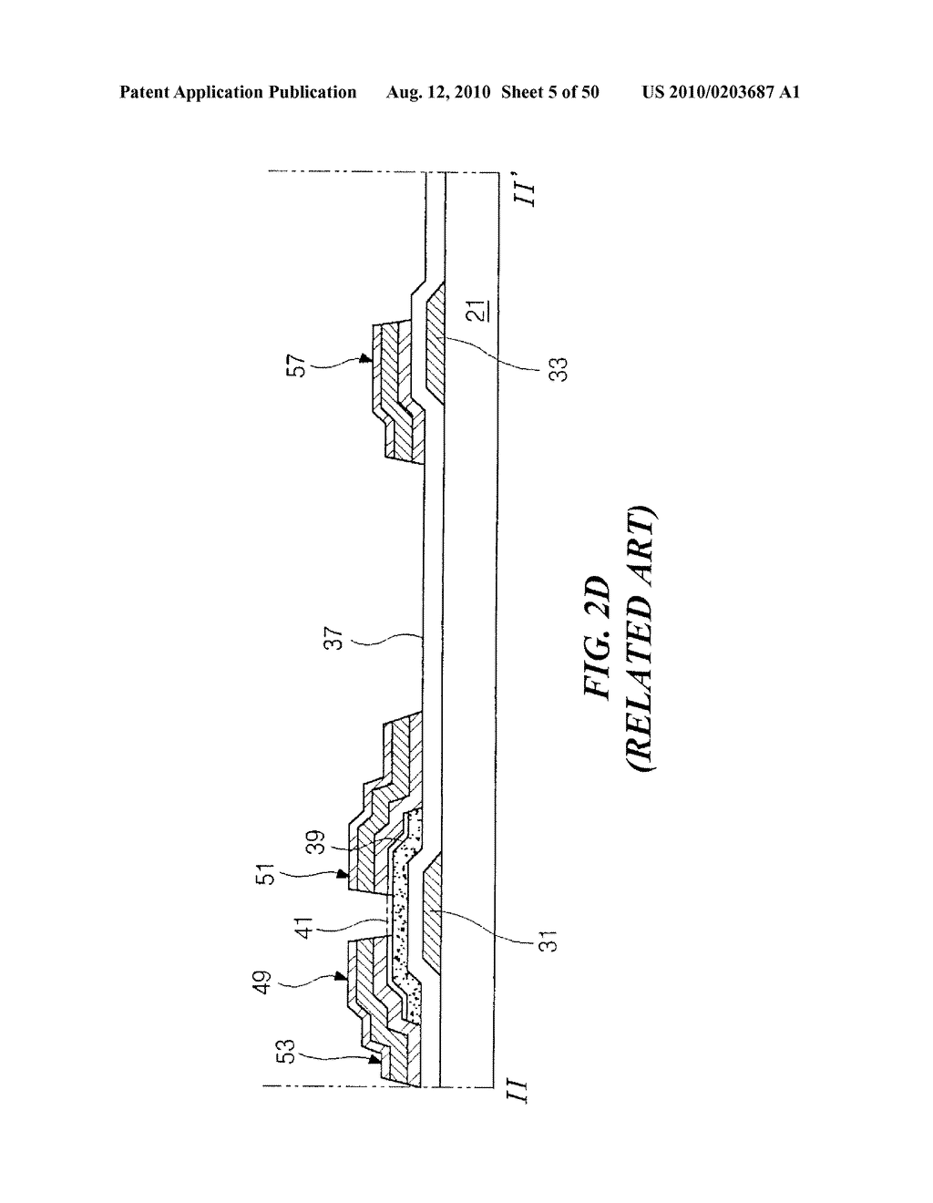 METHOD OF MANUFACTURING AN ARRAY SUBSTRATE FOR LCD DEVICE HAVING DOUBLE-LAYERED METAL STRUCTURE - diagram, schematic, and image 06