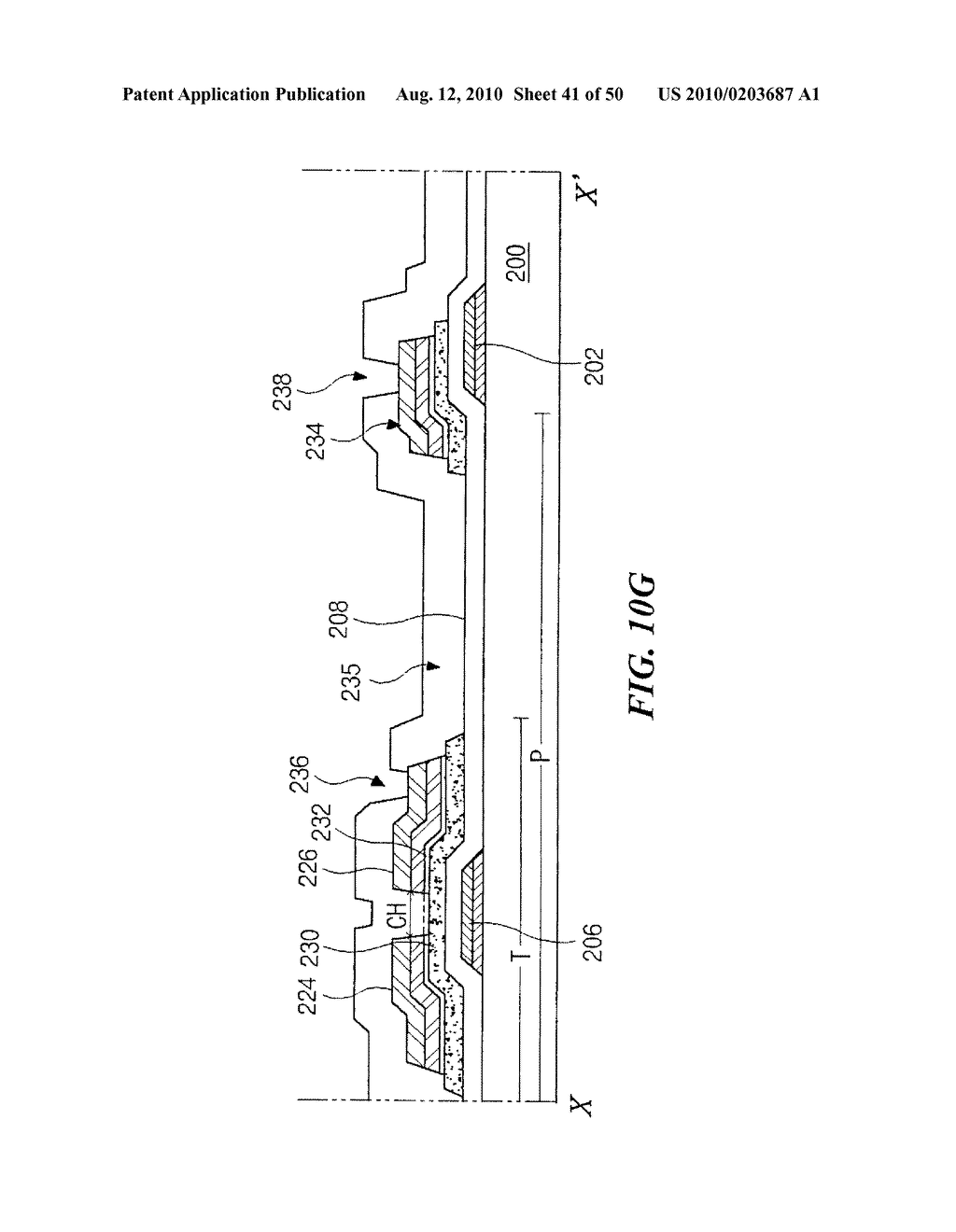 METHOD OF MANUFACTURING AN ARRAY SUBSTRATE FOR LCD DEVICE HAVING DOUBLE-LAYERED METAL STRUCTURE - diagram, schematic, and image 42