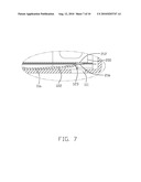 FLEXIBLE PRINTED CIRCUIT BOARD HAVING EMBOSSED CONTACT ENGAGING PORTION diagram and image