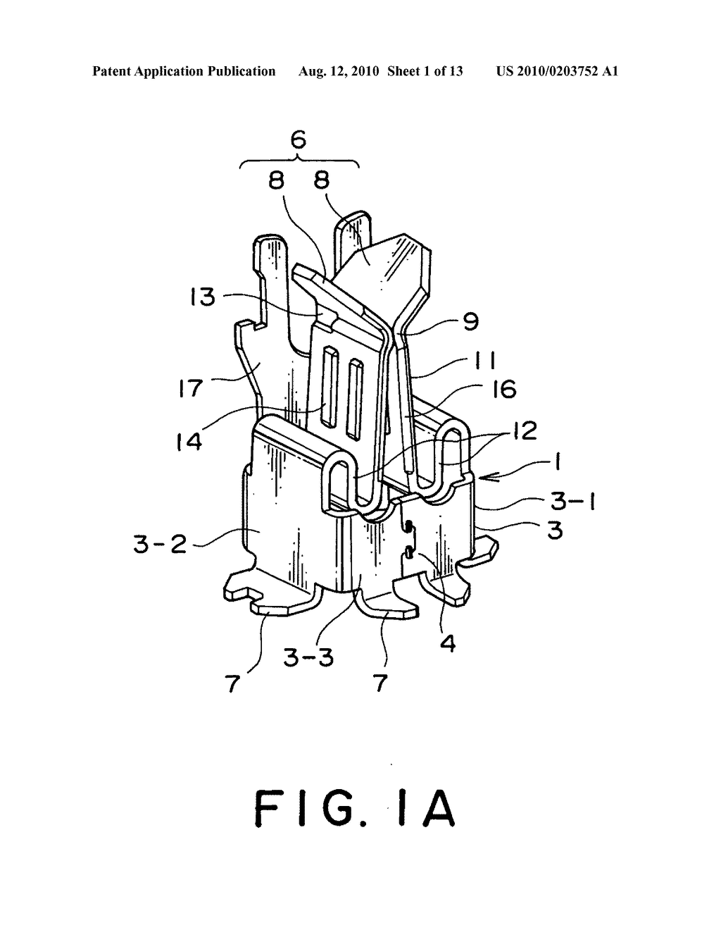 CONTACT AND ELECTRICAL CONNECTOR HAVING INCREASED CONNECTION OBJECT REMOVAL FORCE - diagram, schematic, and image 02