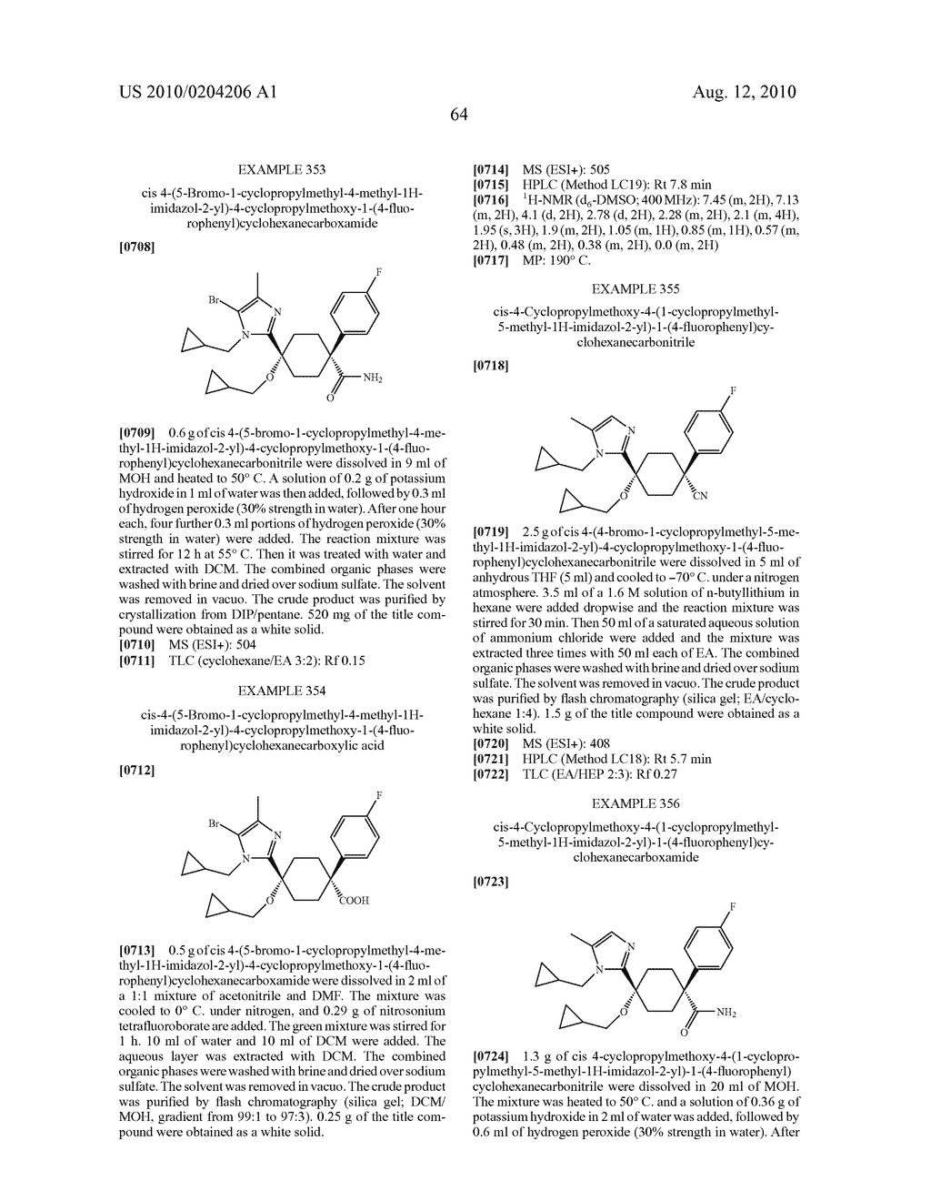 Di(hetero)arylcyclohexane derivatives, their preparation, their use and pharmaceutical compositions comprising them - diagram, schematic, and image 65