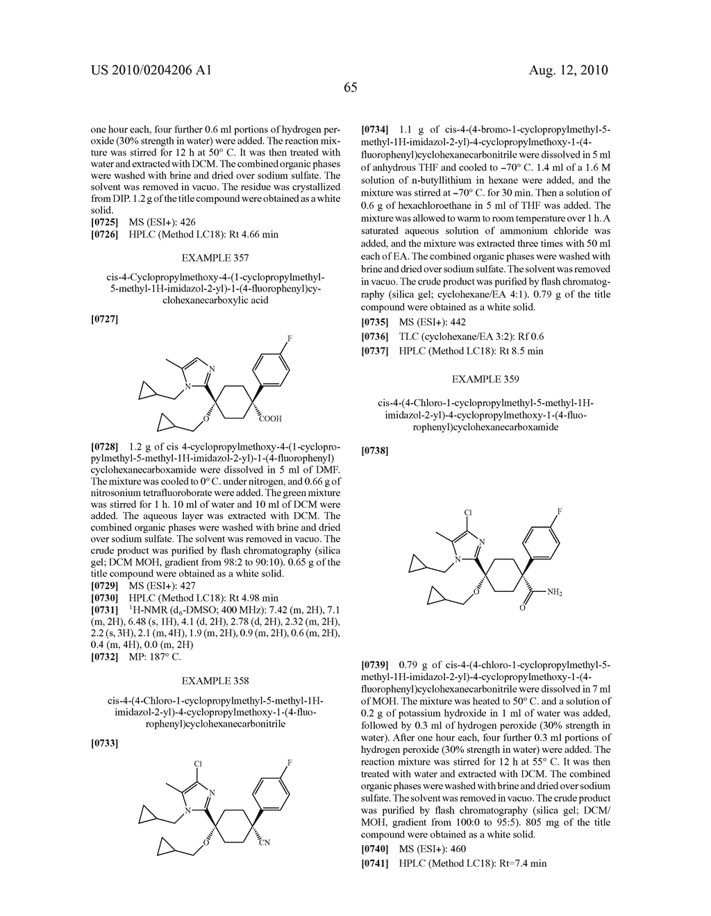 Di(hetero)arylcyclohexane derivatives, their preparation, their use and pharmaceutical compositions comprising them - diagram, schematic, and image 66