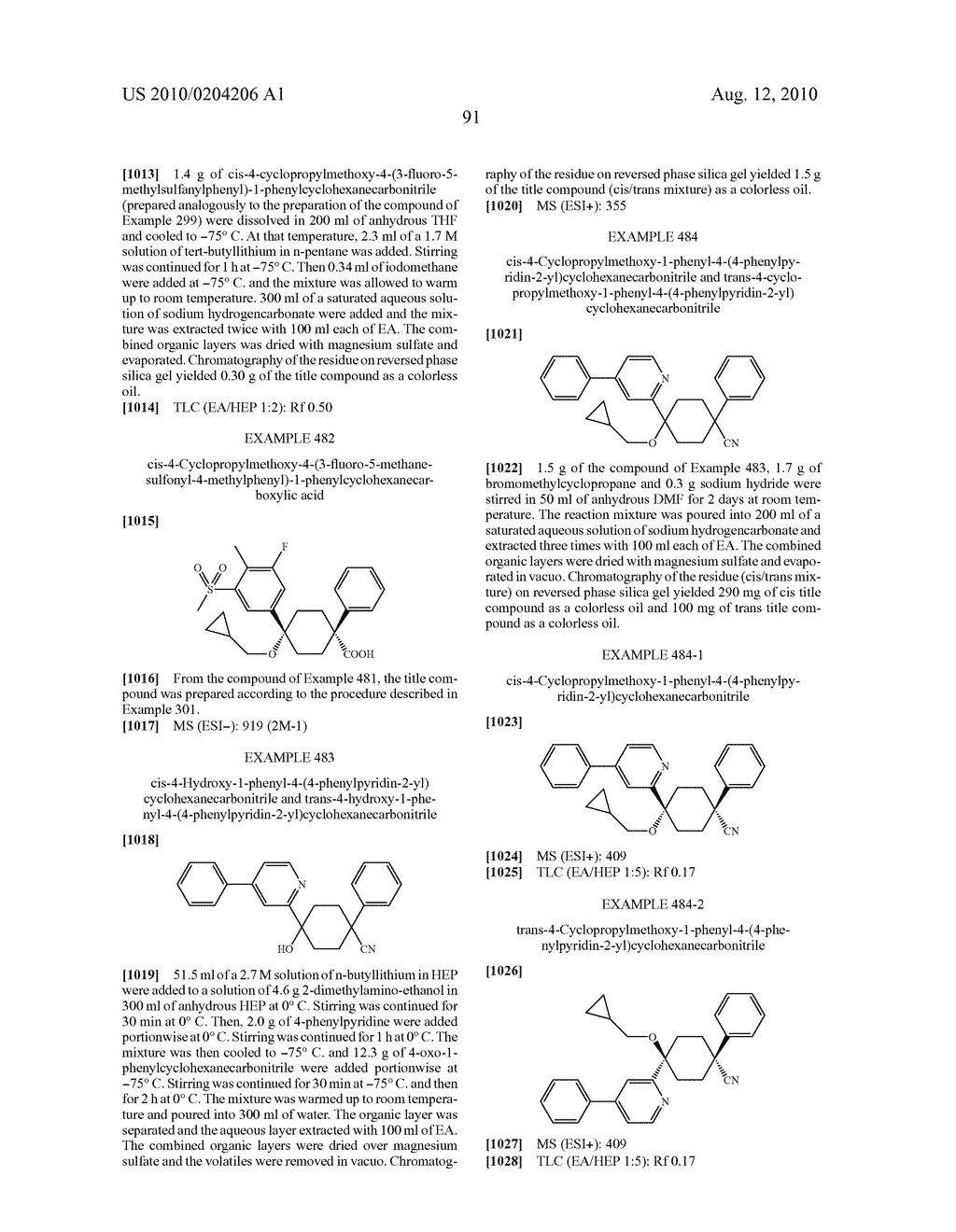 Di(hetero)arylcyclohexane derivatives, their preparation, their use and pharmaceutical compositions comprising them - diagram, schematic, and image 92