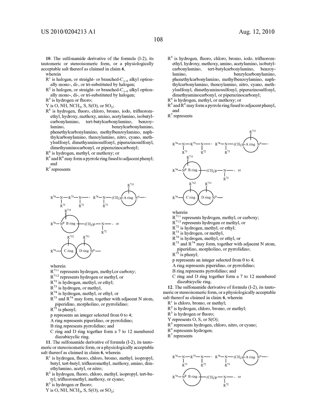 ARYLSULFONAMIDE DERIVATIVES FOR USE AS CCR3 ANTAGONISTS IN THE TREATMENT OF INFLAMMATORY AND IMMUNOLOGICAL DISORDERS - diagram, schematic, and image 109