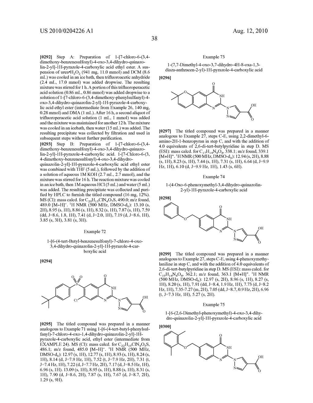 QUINAZOLINONES AS PROLYL HYDROXYLASE INHIBITORS - diagram, schematic, and image 39