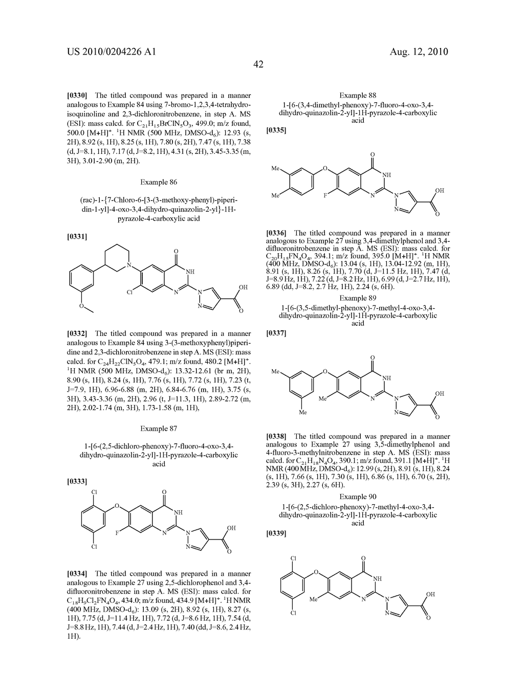 QUINAZOLINONES AS PROLYL HYDROXYLASE INHIBITORS - diagram, schematic, and image 43