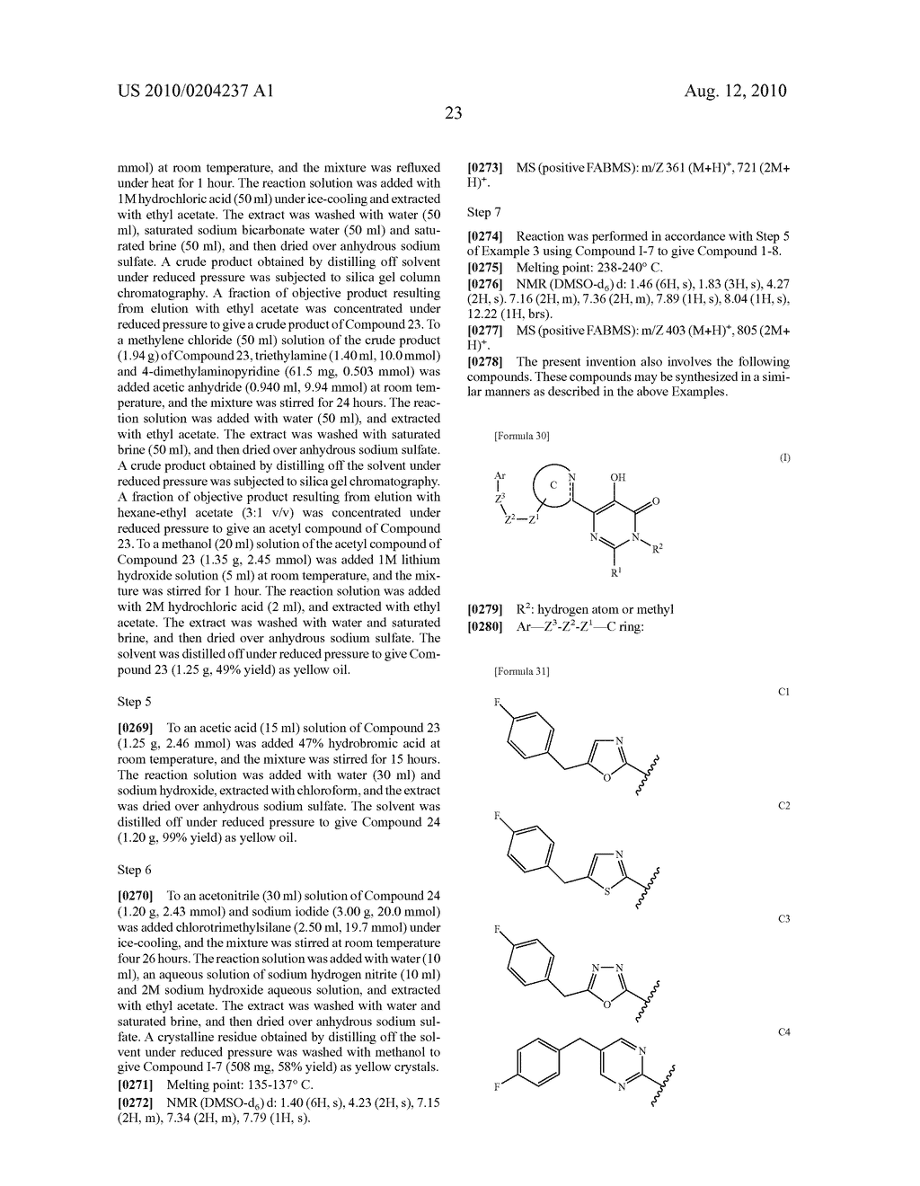 Hydroxypyrimidinone derivatives having inhibitory activity against HIV integrase - diagram, schematic, and image 24