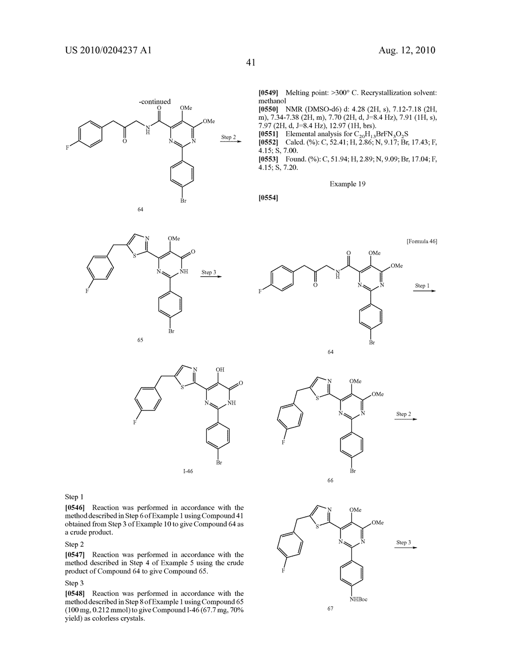 Hydroxypyrimidinone derivatives having inhibitory activity against HIV integrase - diagram, schematic, and image 42