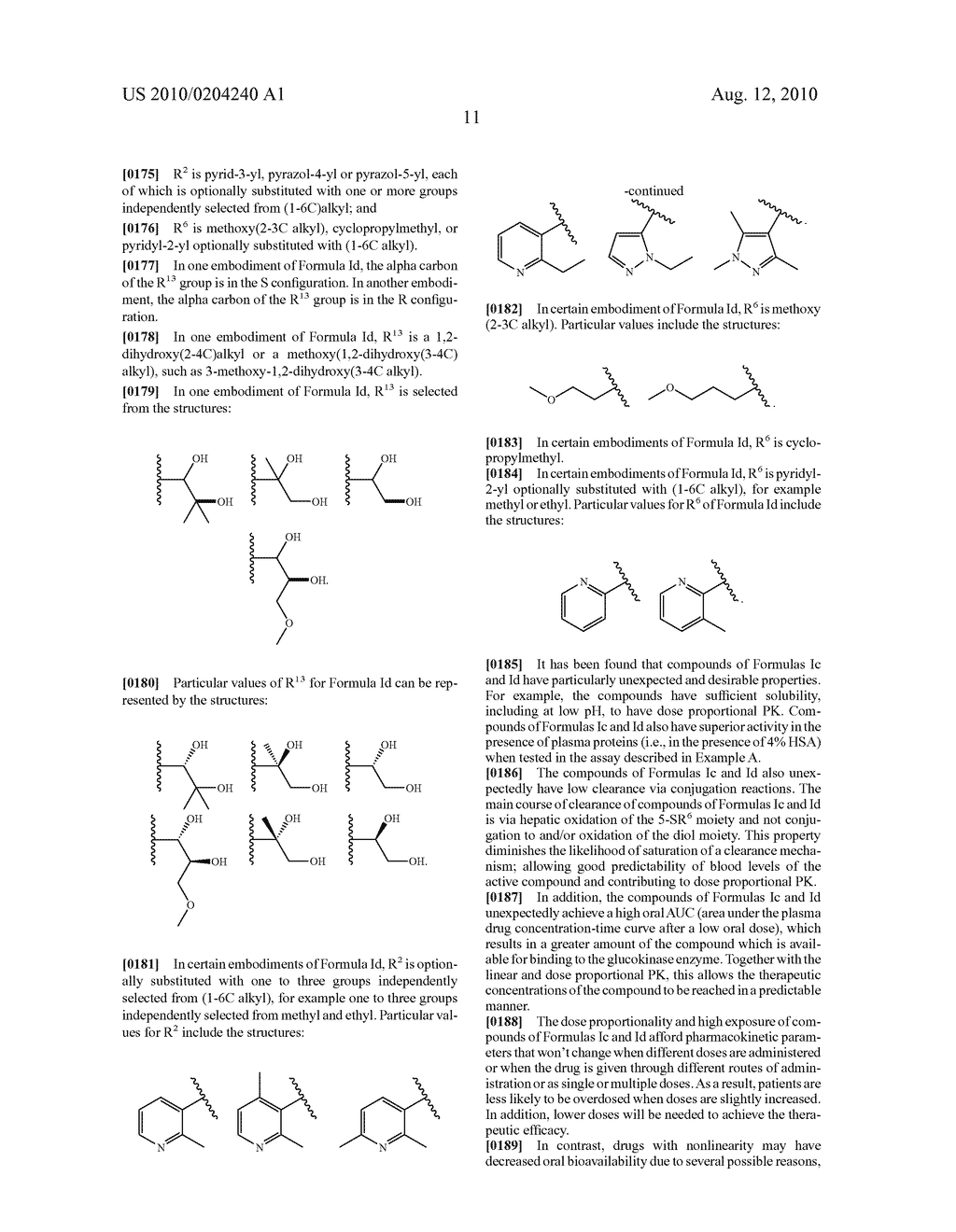 Pyridin-2-YL-Amino-1, 2, 4-Thiadiazole Derivatives as Glucokinase Activators for the Treatment of Diabetes Mellitus - diagram, schematic, and image 12