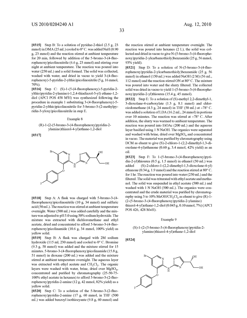 Pyridin-2-YL-Amino-1, 2, 4-Thiadiazole Derivatives as Glucokinase Activators for the Treatment of Diabetes Mellitus - diagram, schematic, and image 34