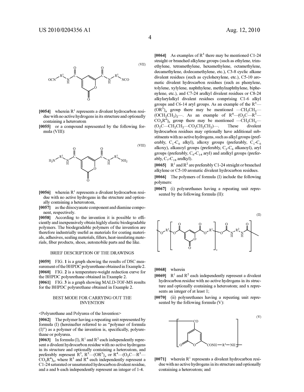 POLYURETHANES, POLYUREAS, AND PROCESS FOR THEIR PRODUCTION - diagram, schematic, and image 07