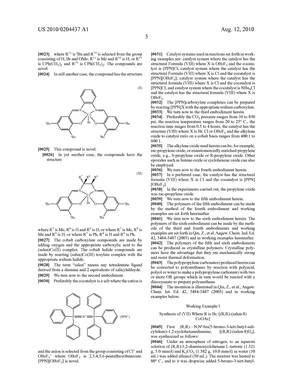 POLYCARBONATES MADE USING HIGHLY SELECTIVE CATALYSTS - diagram, schematic, and image 04