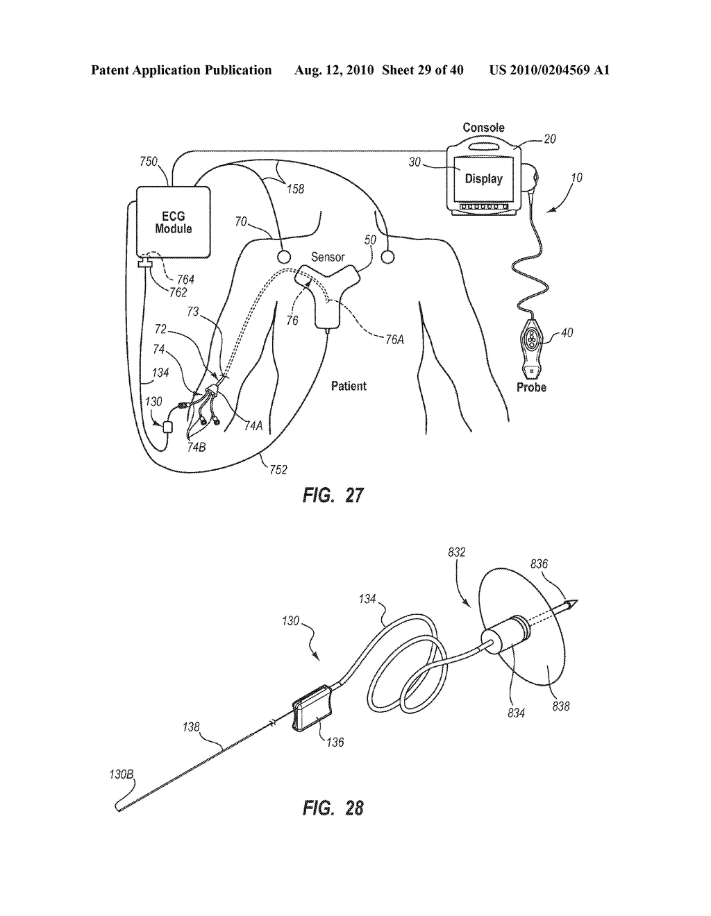 SYSTEM FOR PLACEMENT OF A CATHETER INCLUDING A SIGNAL-GENERATING STYLET - diagram, schematic, and image 30