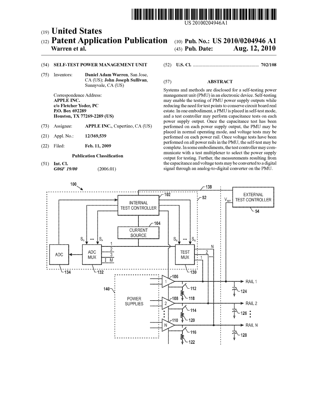 SELF-TEST POWER MANAGEMENT UNIT - diagram, schematic, and image 01