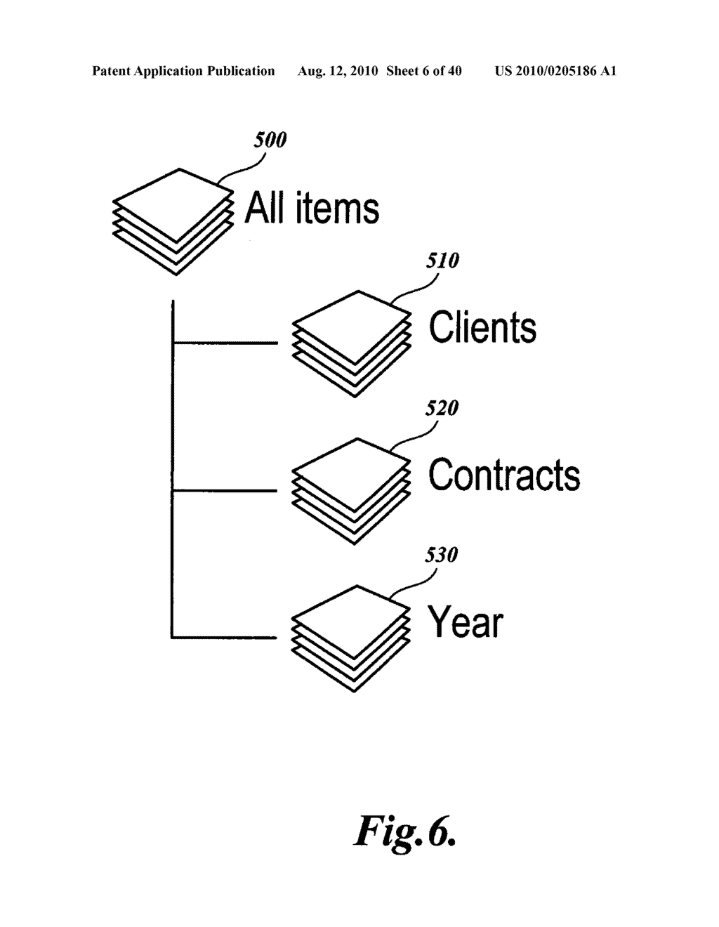 SYSTEM AND METHOD FOR FILTERING AND ORGANIZING ITEMS BASED ON COMMON ELEMENTS - diagram, schematic, and image 07